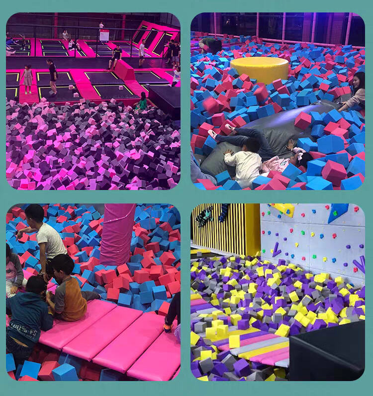 難燃性 衝突防止スポンジプール: 安全な遊び＆トレーニングスペース